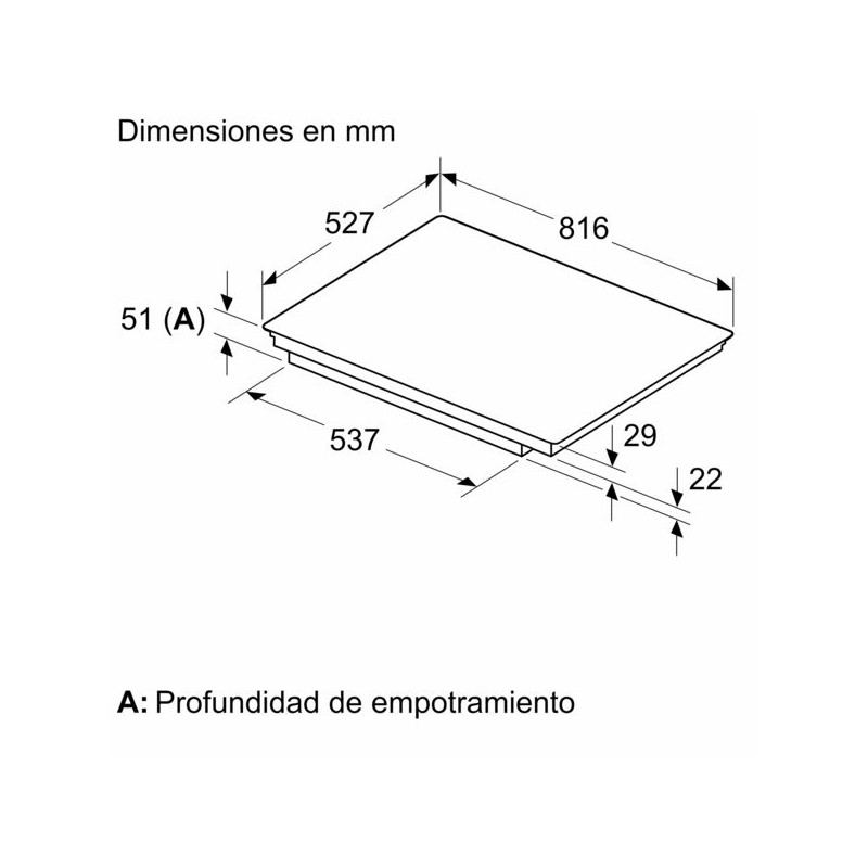 Vitroceramica Induccion indep. Bosch PIE875HC1E - 3 Vitroceramica Induccion indep. Bosch PIE875HC1E - 3