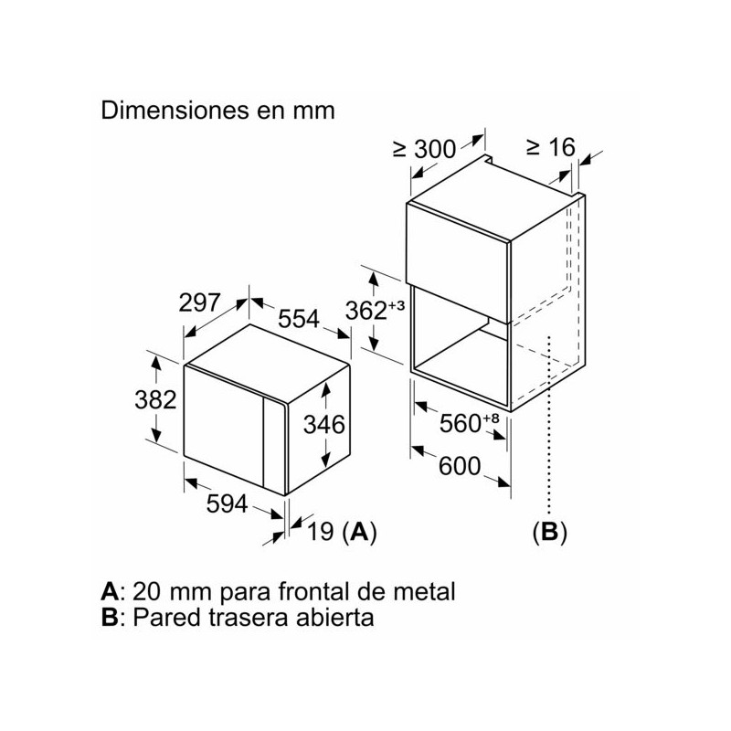 Microondas INT Bosch BFL524MS0 - 3 Microondas INT Bosch BFL524MS0 - 3