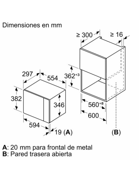 Microondas INT Bosch BFL524MS0 - 3 Microondas INT Bosch BFL524MS0 - 3