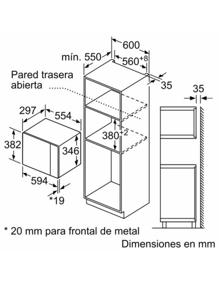 Microondas INT Bosch BFL524MB0 - 1 Microondas INT Bosch BFL524MB0 - 1