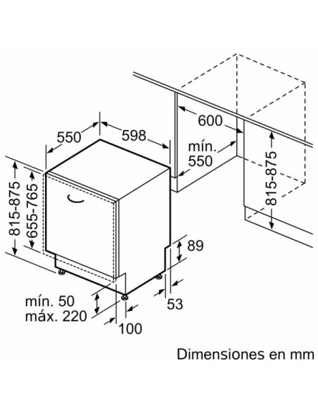 Lavavajillas 60 INT Bosch SMH4HVX03E - 2