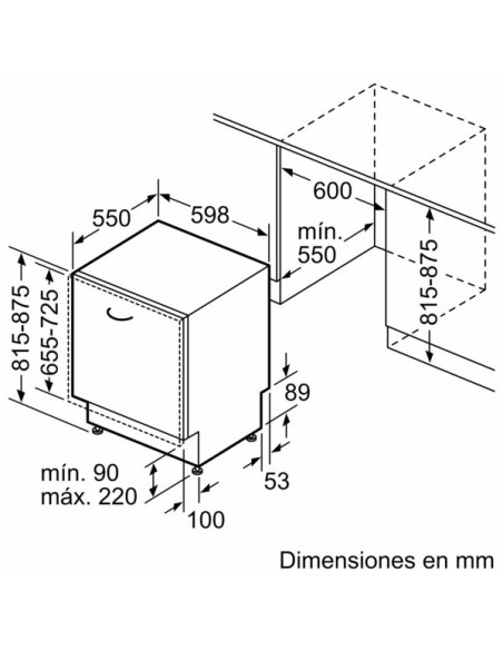 Lavavajillas 60 INT Bosch SMV2ITX09E - 2
