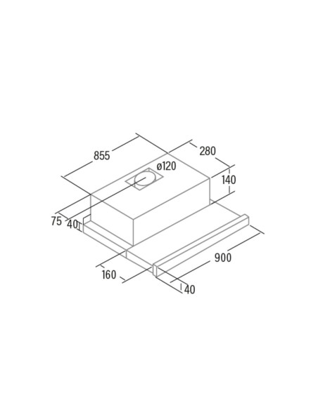 Campana extraplana Cata EXTENDER900 - 3