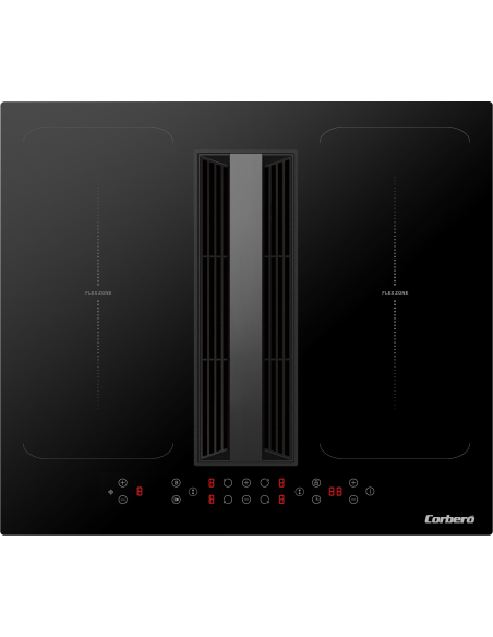 Vitroceramica Flex-induccion indep.+extractor Corbero CCIA7460DF - 2 Vitroceramica Flex-induccion indep.+extractor Corbero CCIA7460DF - 2