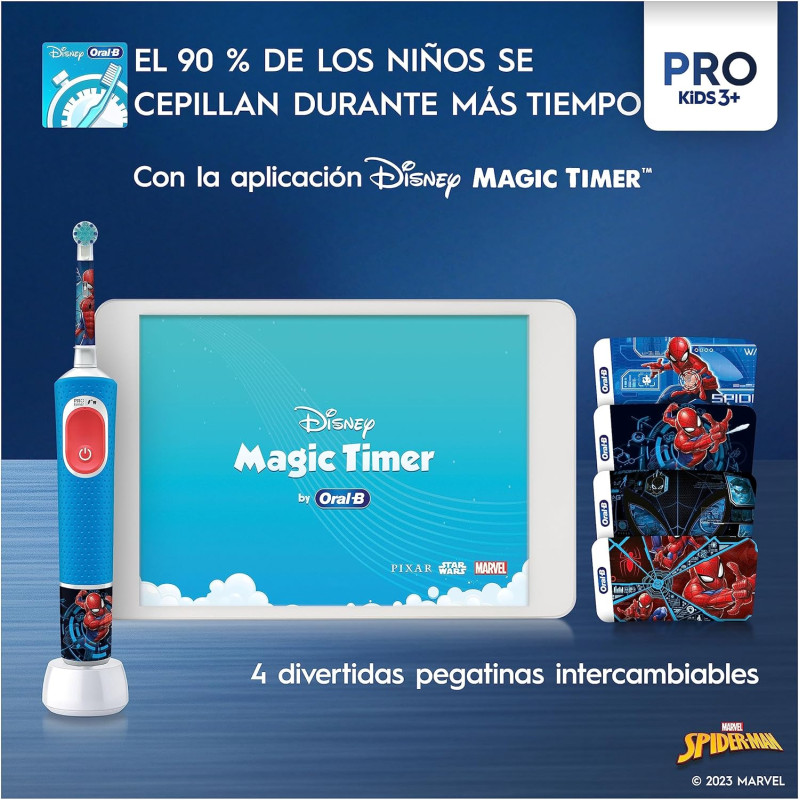 Cepillo dental Braun PROKIDSSPIDERMAN (73390) - 3 Cepillo dental Braun PROKIDSSPIDERMAN (73390) - 3