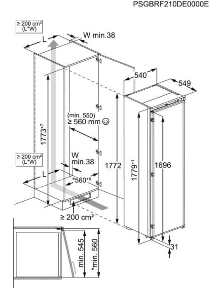 Congelador vertical INT Electrolux EUN7NE18S - [category]