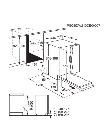Lavavajillas 45 INT Electrolux EEG62310L - [category]