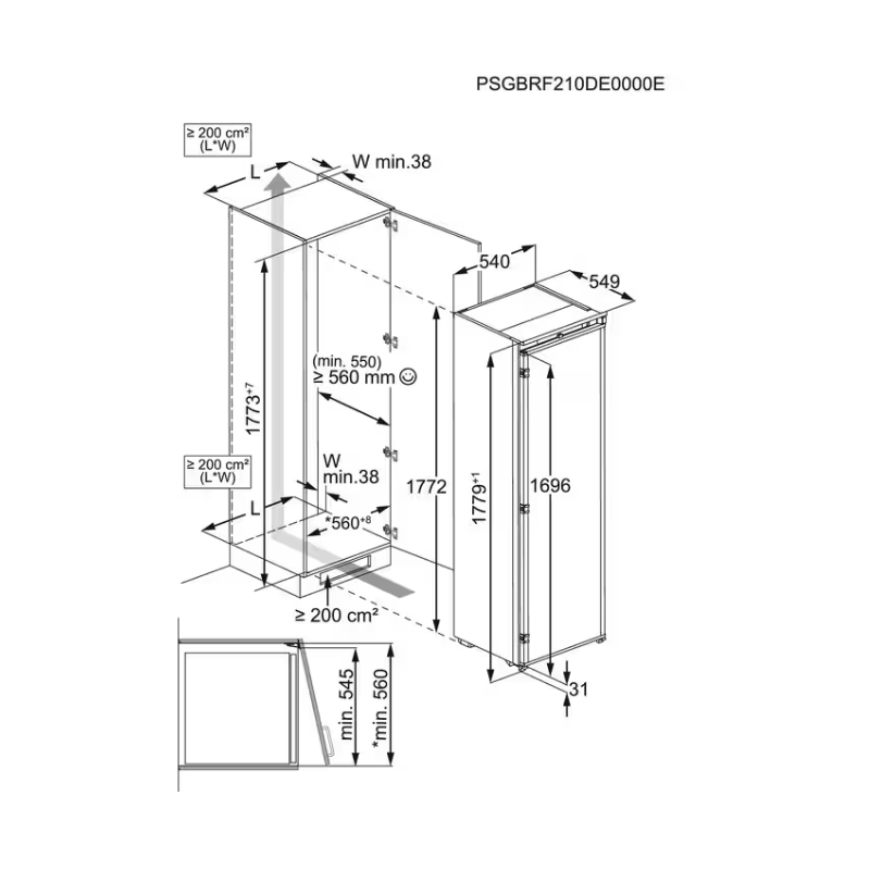 Congelador vertical NF INT Aeg TB7NA181ES - [category]
