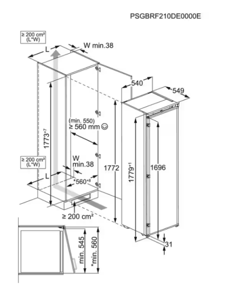 Congelador vertical NF INT Aeg TB7NA181ES - [category]