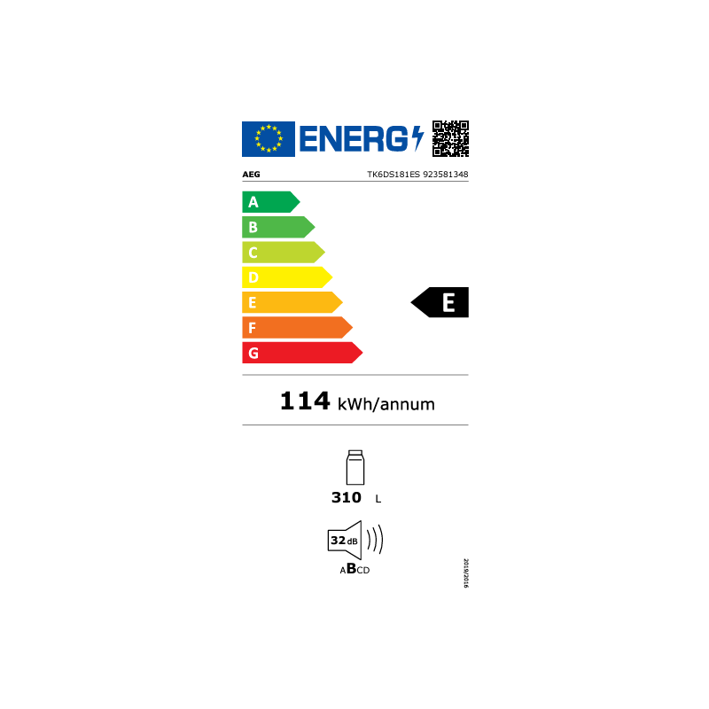 Frigorifico 1puerta INT Aeg TK6DS181ES - [category]