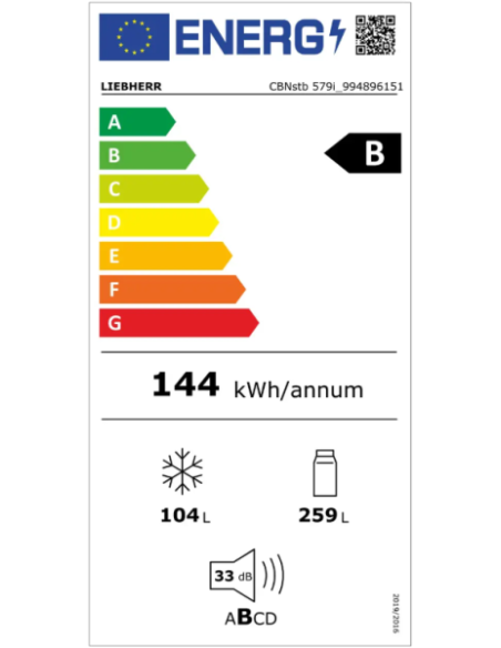 Combi NF Liebherr CBNSTB579I - 3 Combi NF Liebherr CBNSTB579I - 3