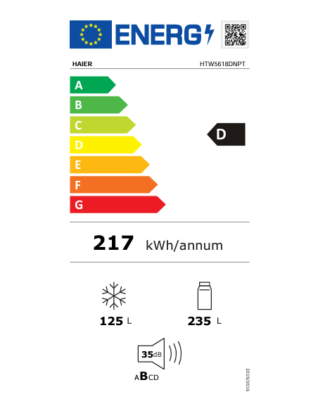 Combi NF Haier HTW5618DNPT - 17