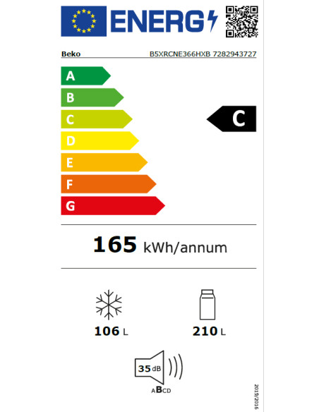 Combi NF Beko B5XRCNE366HXB - 4