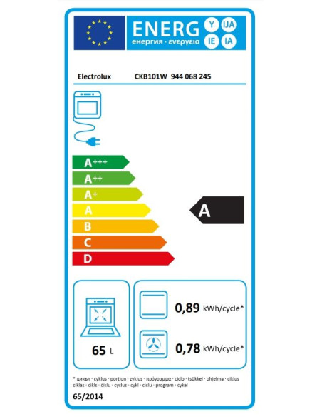 Horno MF indep. Electrolux CKB101W