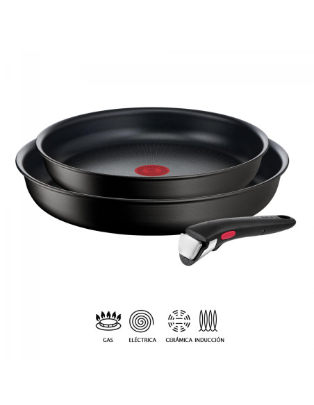Set de 3 Sartenes Tefal L7639243, Ingenio Unlimited
