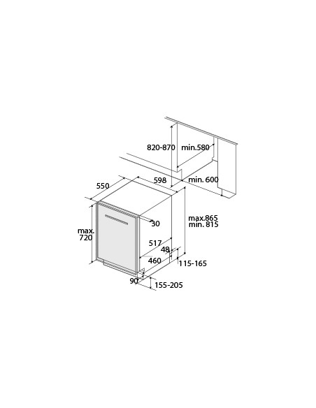 Lavavajillas 60 INT Cata LVI61014A