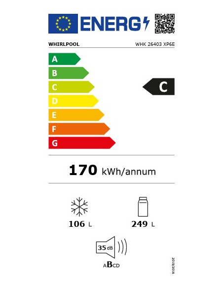 Combi NF Whirlpool WHK26403XP6E