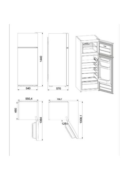 Frigorifico 2puertas Whirlpool W55TM4110W2