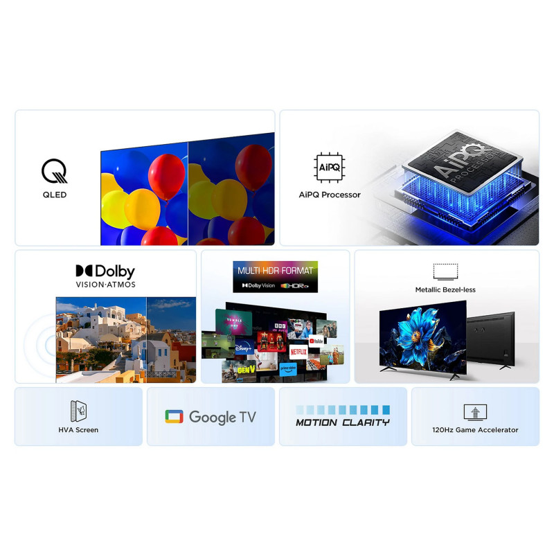 TV TCL 50P7K, QLED TV TCL 50P7K, QLED