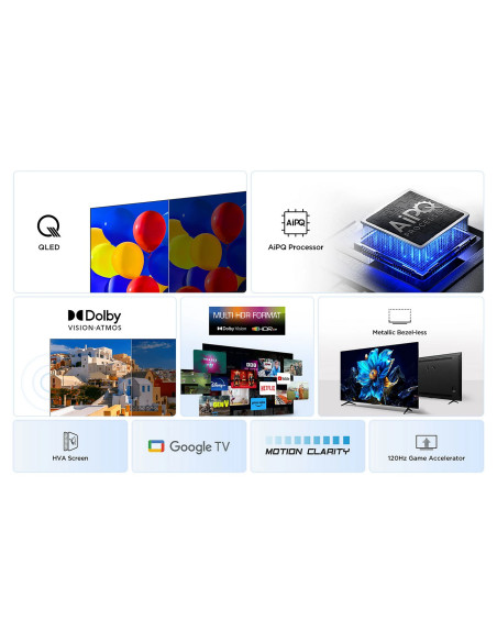 TV TCL 50P7K, QLED