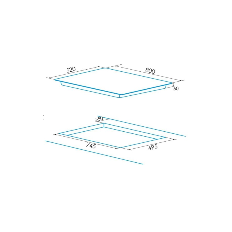 Vitroceramica induccion indep. Edesa...