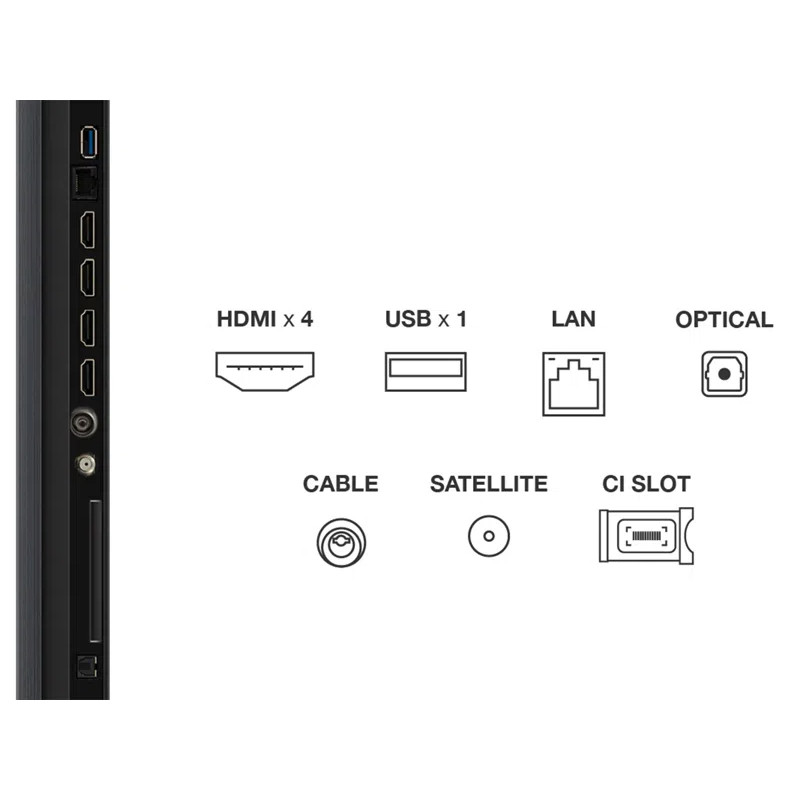 TV TCL 98C6K, MINI-LED TV TCL 98C6K, MINI-LED