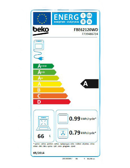 Cocina conv. Beko FBE62120WD