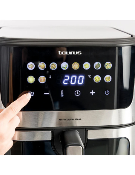 Freidora aire s/aceite Taurus Air Fry Digital 360 XL