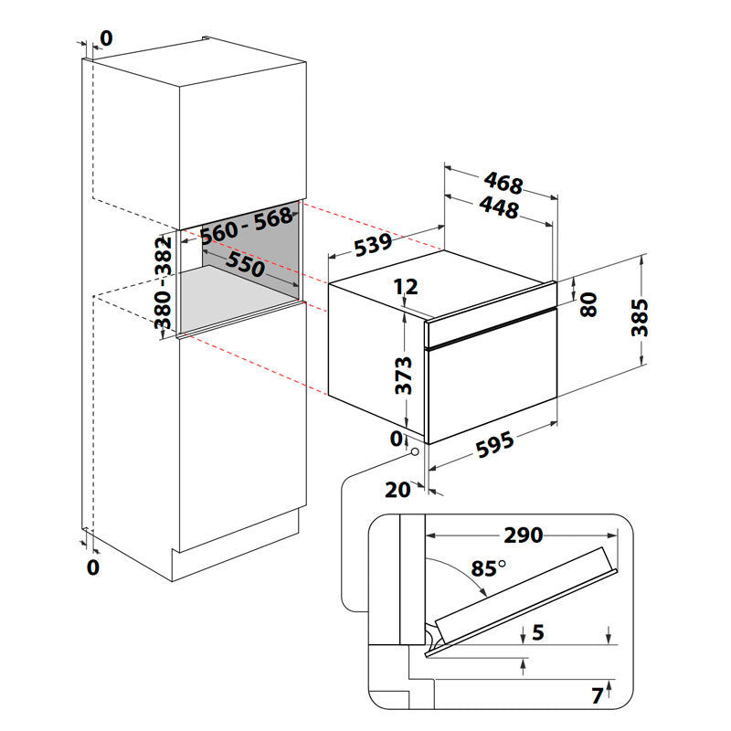 Microondas INT Whirlpool WMD44MW