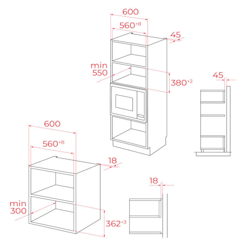 Microondas INT Teka ML820 FI BLANCO