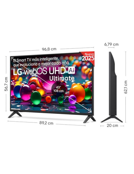 TV UHD LG 43UA75006LA, 43