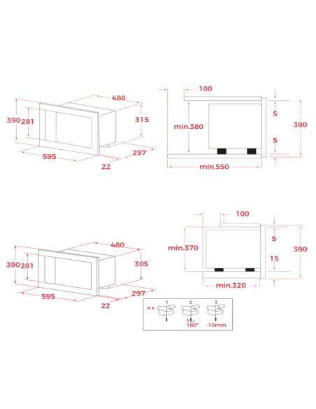 Microondas INT Teka ML8210 BIS CRISTAL NEGRO