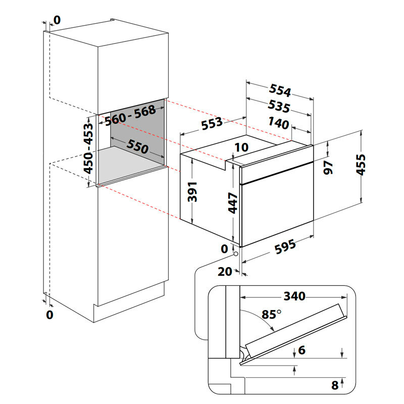Microondas INT Whirlpool WMW47HMX Microondas INT Whirlpool WMW47HMX