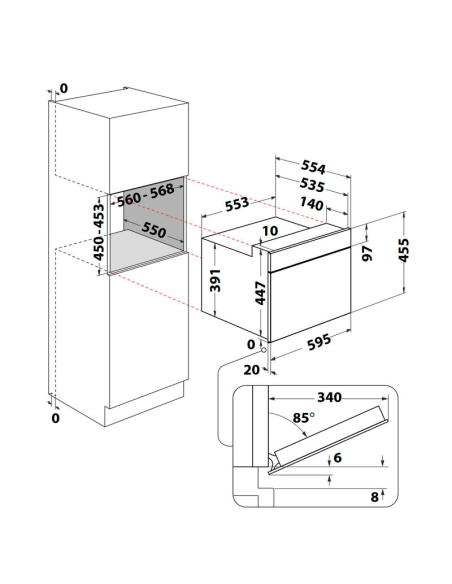 Microondas INT Whirlpool WMW47HMX