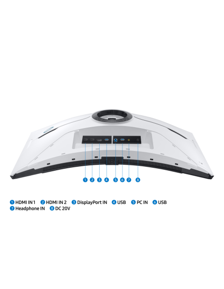 MONITOR GAMING SAMSUNG ODYSSEY NEO G8 UHD 32" CURVO 1000R 240HZ QUANTUM MINI-LED