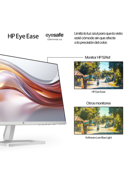 HP Series 5 23.8 inch FHD Monitor - 524sf pantalla para PC 60,5 cm (23.8) 1920 x 1080 Pixeles Full HD LCD Plat