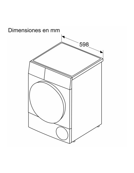 Secadora frontal Bosch WQG245DRES