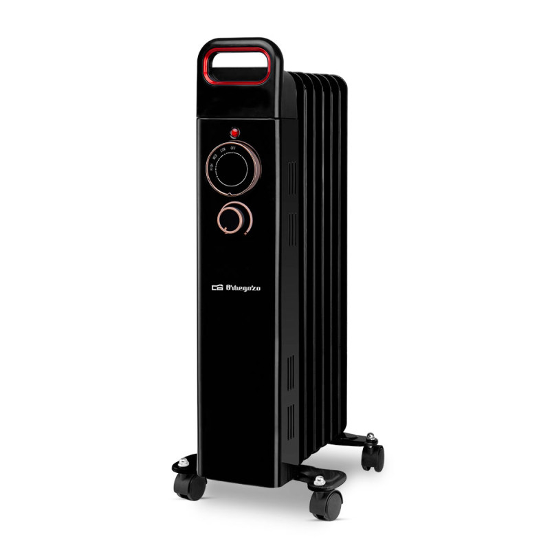 Radiador de aceite Orbegozo RUN1500, Negro