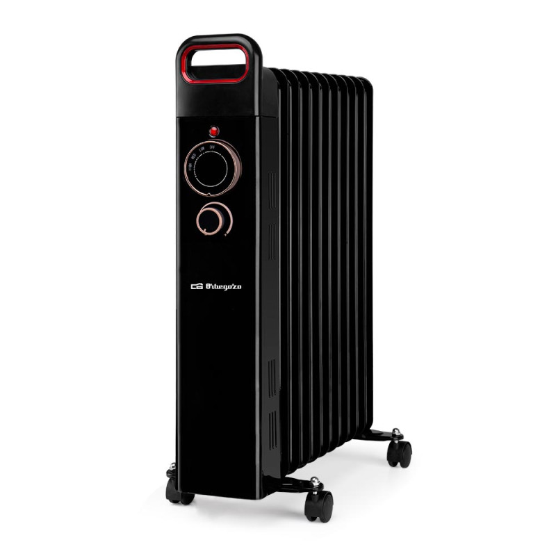 Radiador de aceite Orbegozo RUN2500, Negro
