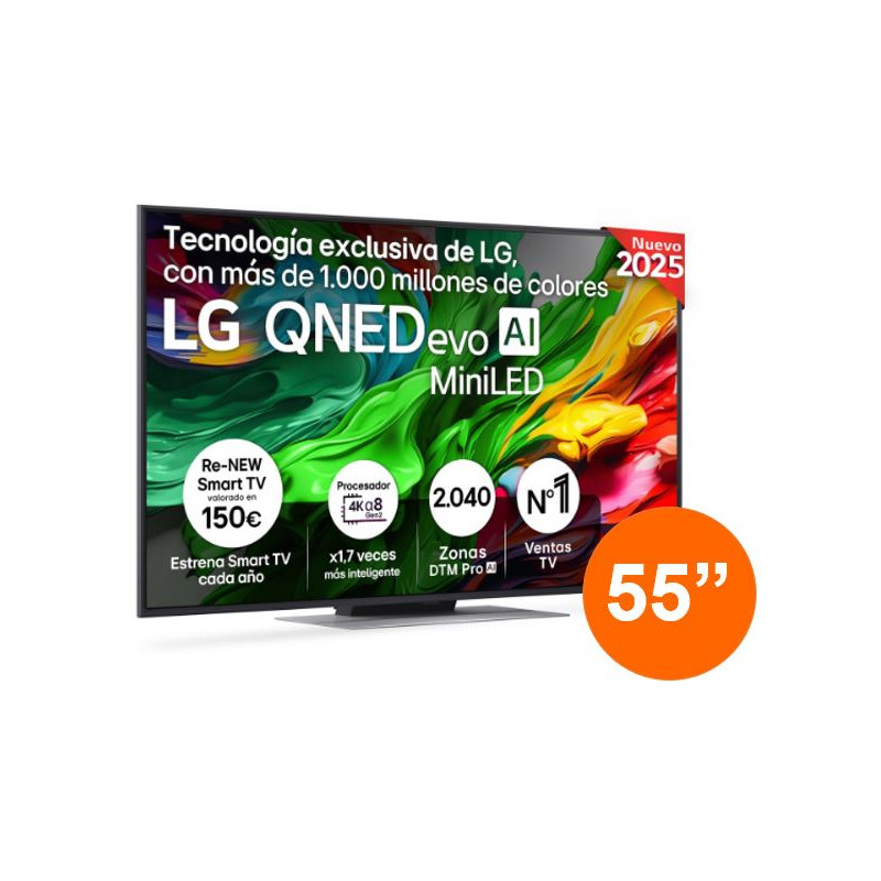TV QNED LG 55QNED87A6B, 55