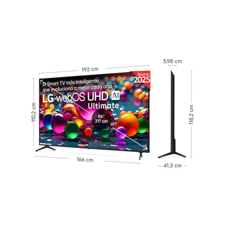TV UHD LG 86UA75006LAQ, 86