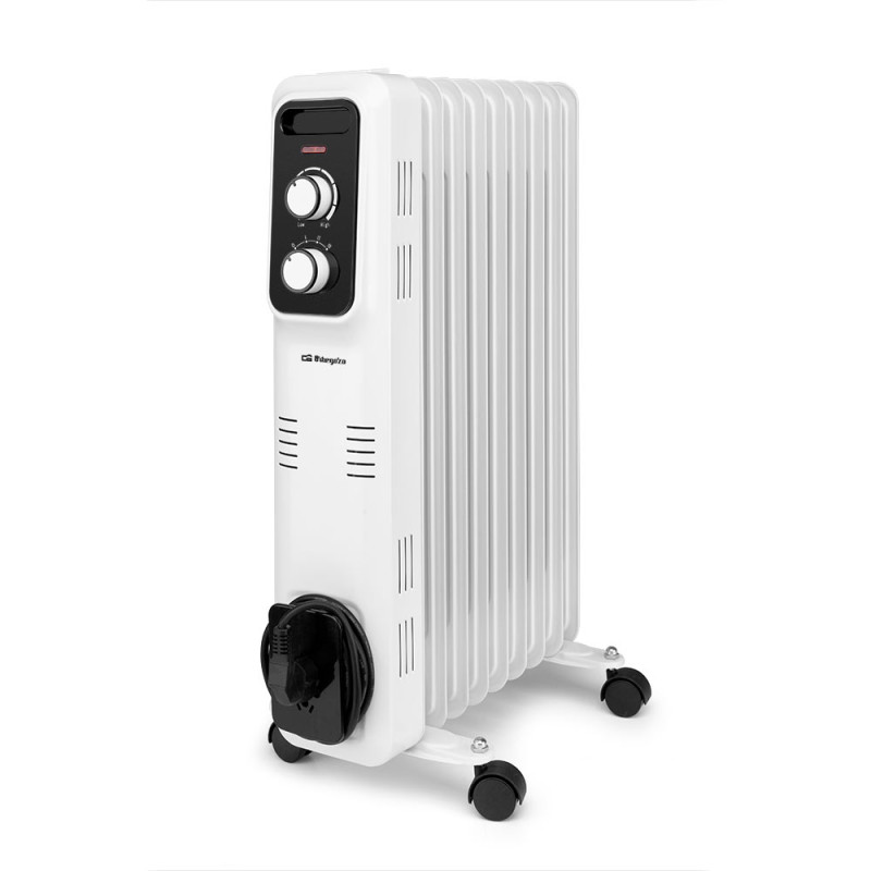 Radiador de aceite Orbegozo RL2000, 9 elementos