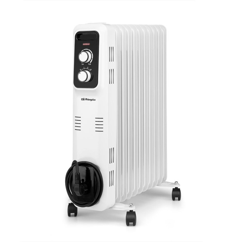 Radiador de aceite Orbegozo RL2500, 11 elementos