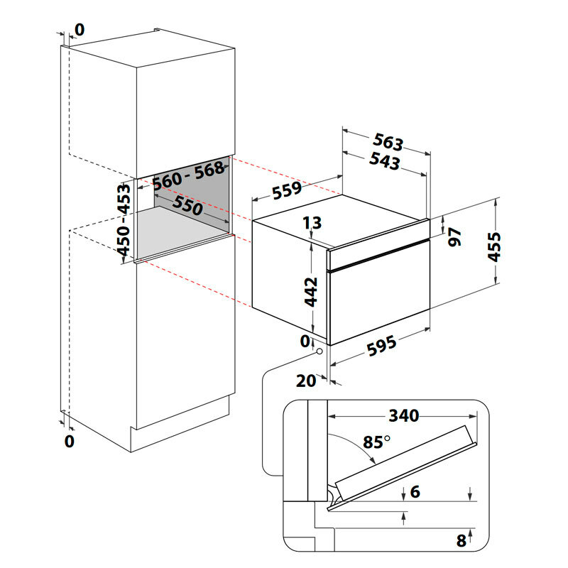 Horno Compacto Pirolítico Whirlpool...