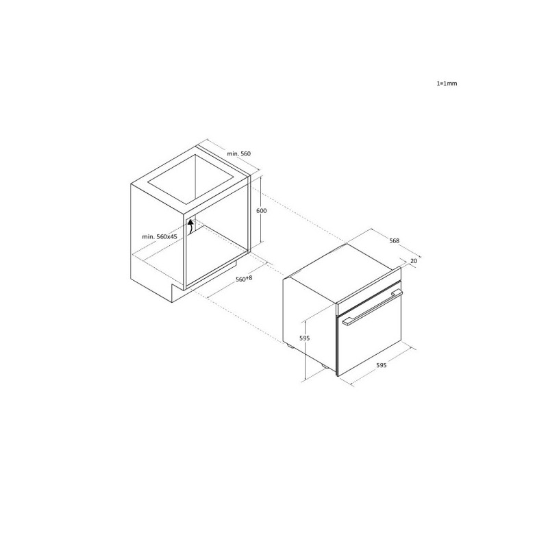 Horno MF indep. Candy CA6N1T1HTX