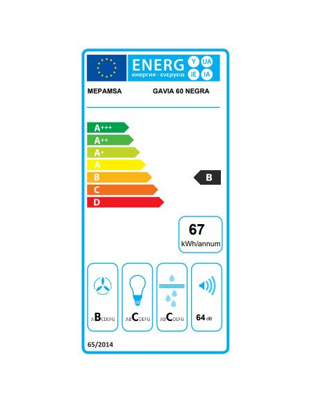 Campana decorativa Mepamsa GAVIA60NEGRA