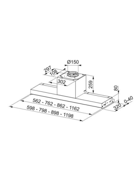 Campana decorativa integrable Mepamsa SECRETPREMIUM