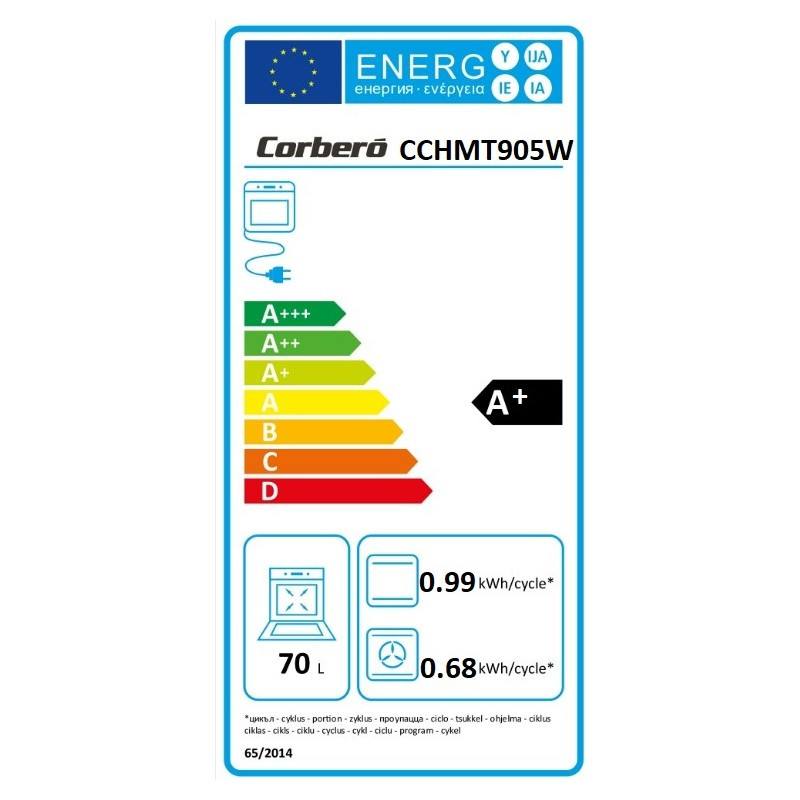 Horno MF indep. Corbero CCHMT905W Horno MF indep. Corbero CCHMT905W