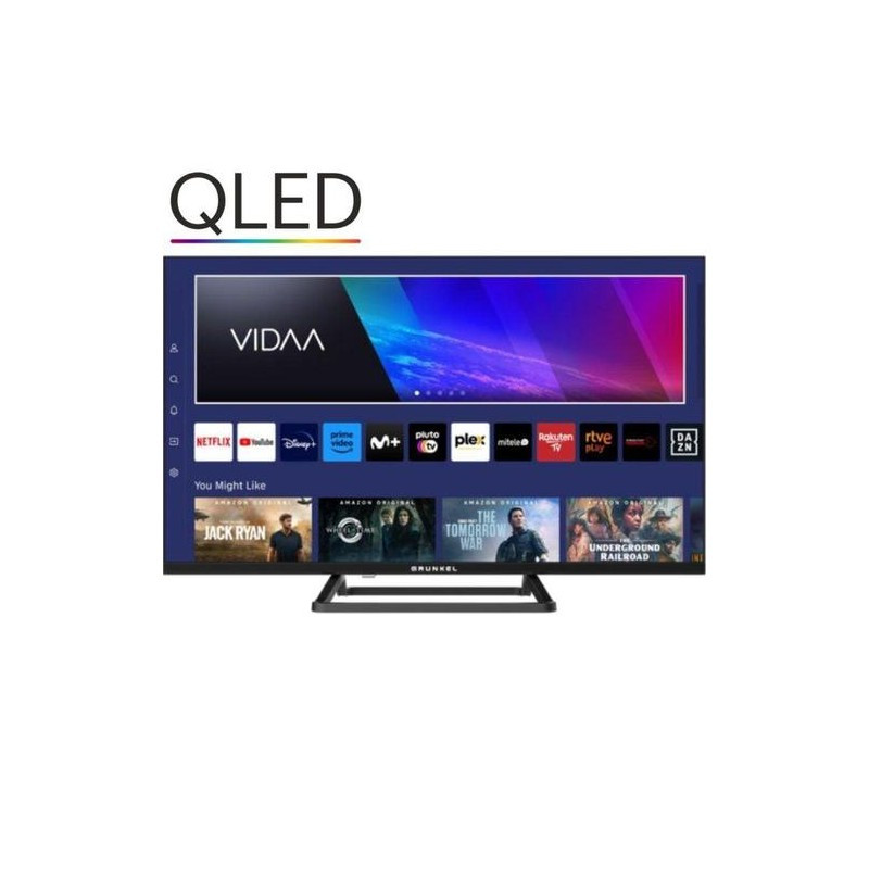 TV GRUNKEL QLED3225VD, 32" NEGRA, QLED