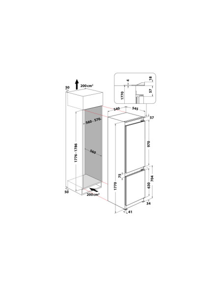 Combi INT NF Whirlpool WHC18T514